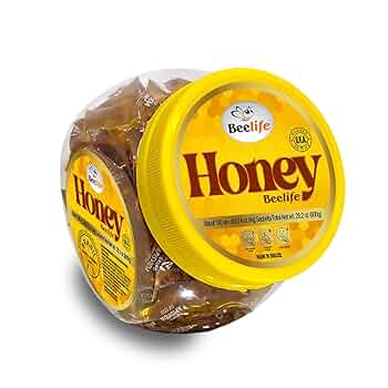 Amazon.com : Beelife Pure Honey Packets, Raw Unfiltered